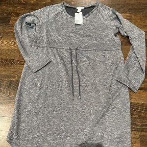 Maternity dress grey